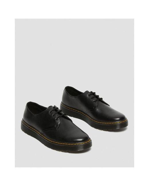 Dr. Martens Black Thurston Lo Lusso Shoes for men