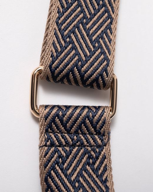 Joules Blue Trent Faux Leather Crossbody Bag