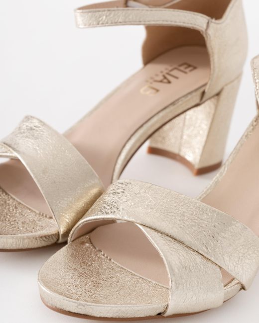 Elia B Natural Hallie Heeled Sandal