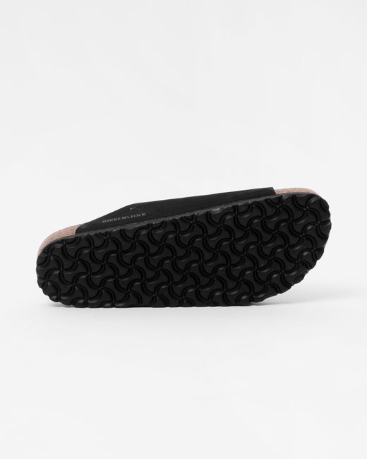Birkenstock Black Arizona Big Buckle Nubuck Sandals