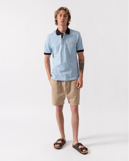 Lacoste Blue Classic Fit Short Sleeve Piqué Polo for men