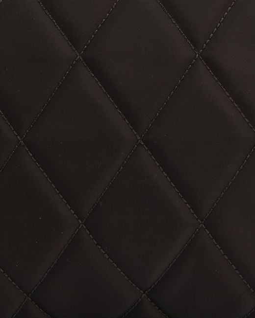 Barbour Black Mini Quilted Tote Bag