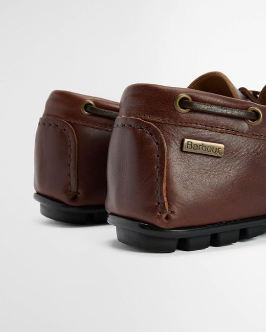 Barbour Brown Courage Driving Shoes for men