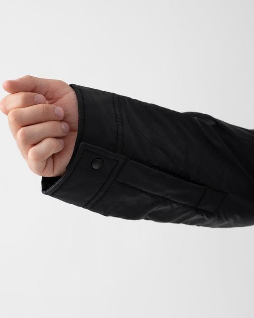 Moose Knuckles Black Ash Shirt Jacket for men