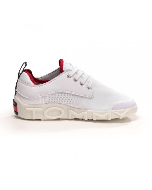 tommy hilfiger red trainers