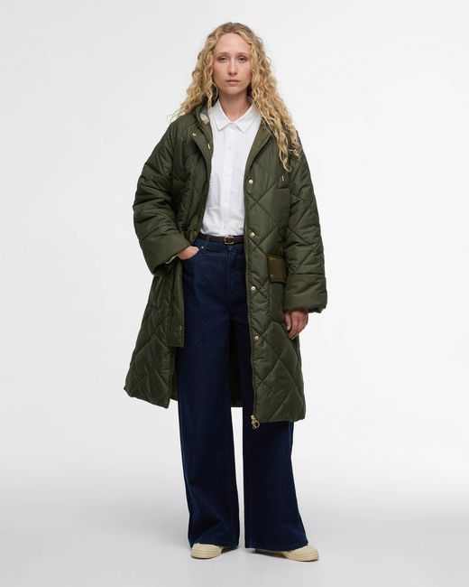 Barbour Green Braidley Quilted Jacket