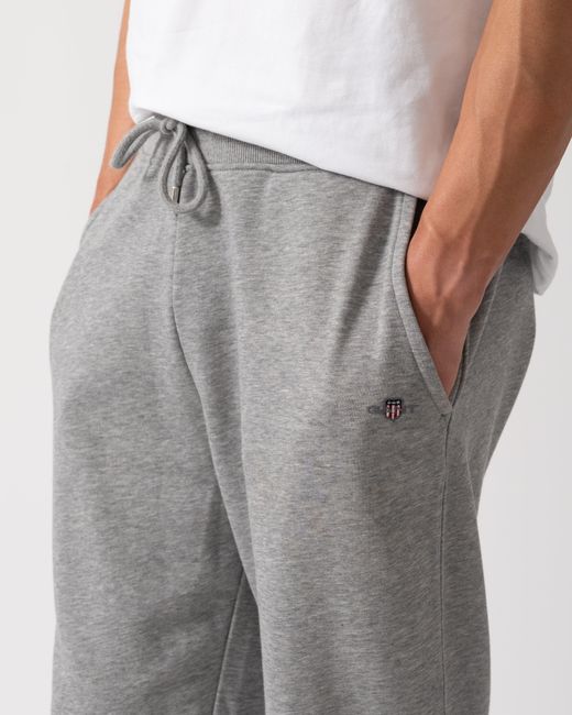 Gant Gray Shield Sweatpants for men
