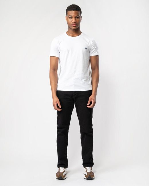 Armani Exchange Black Logo Pocket Jeans for men