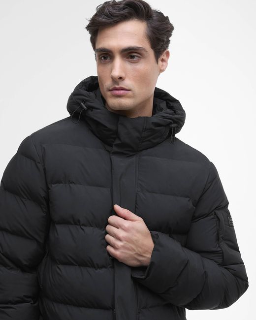 Barbour Black Daleson Puffer Jacket for men