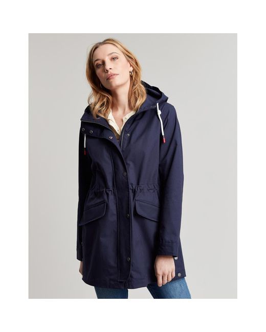 Joules Padstow Raincoat in Blue Lyst