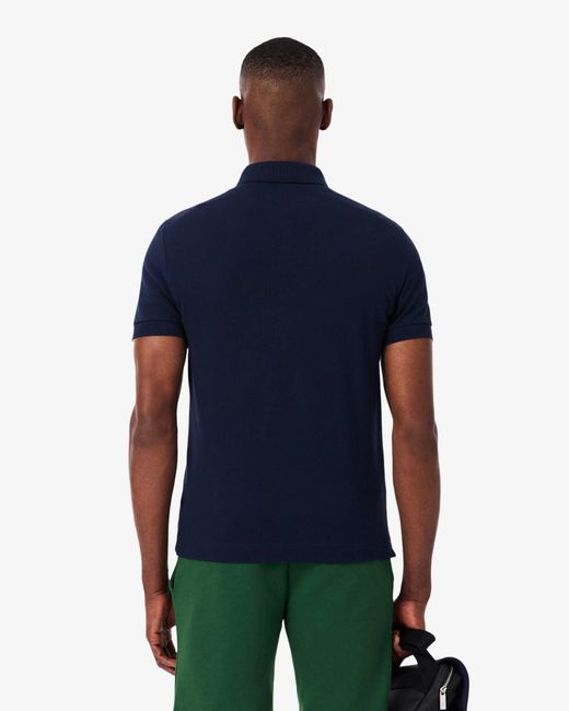 Lacoste Blue Smart Paris Stretch Cotton Polo Shirt for men