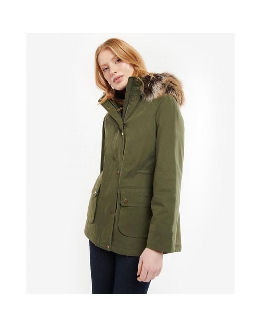 Barbour Meadow Waterproof Jacket in Green Lyst