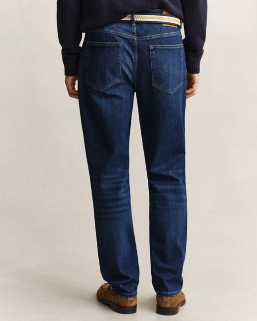 Gant Blue Regular Fit Jeans for men
