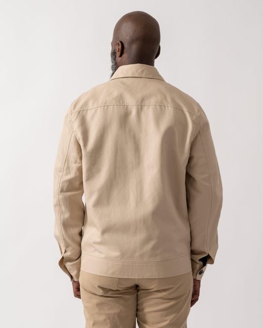 Paul Smith Natural Ps Zip Overshirt for men