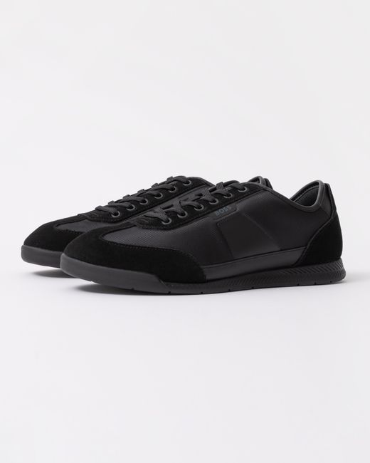 Boss Black Nitan Low-Top Trainers With Structured Trims for men