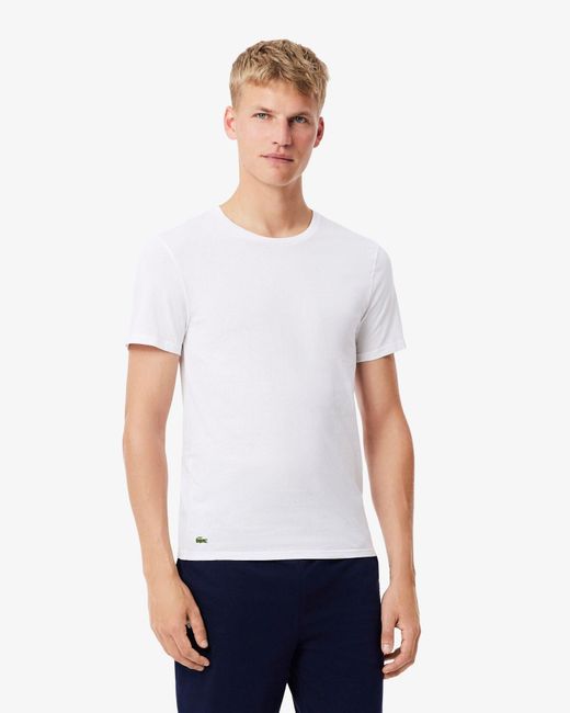 Lacoste Green 3-pack Plain T- Shirt for men