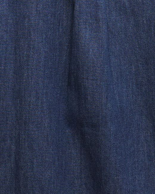 Barbour Blue Denim Crest Tailored Shirt for men