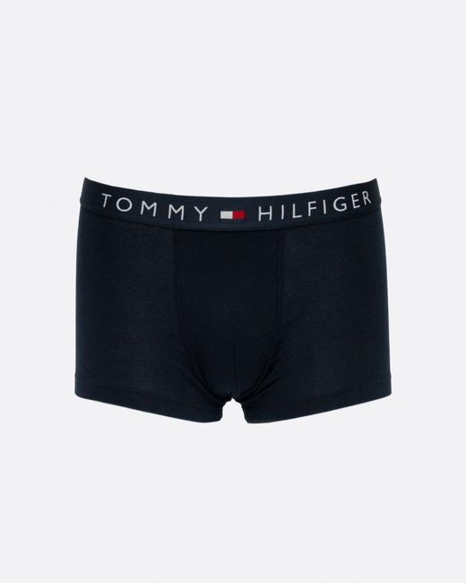 Tommy Hilfiger Blue 3 Pack Waistband Trunks for men