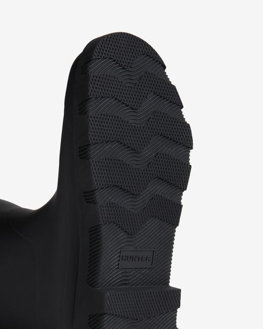 Hunter Black Downpour Tall Boot Rubber Wellington Boots