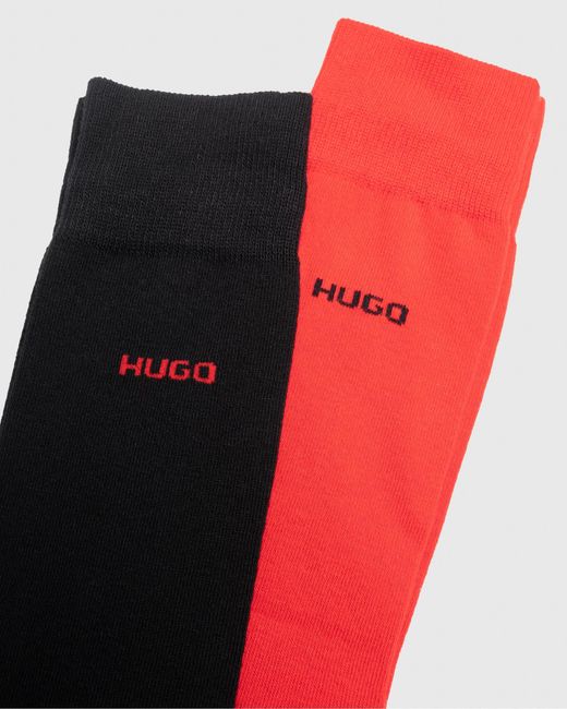 HUGO Red 2 Pack Rs Uni Colour Socks Nos for men
