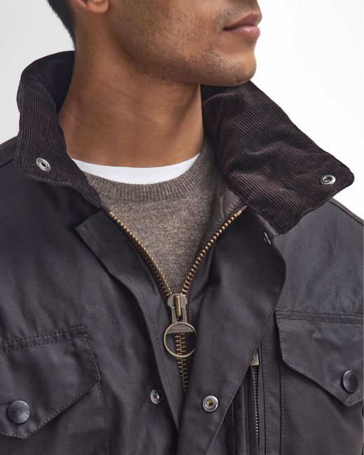 Barbour Blue Sapper Wax Jacket for men