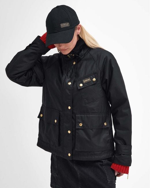 Barbour Gray Mcclain Wax Jacket