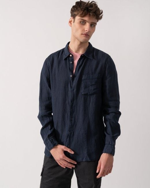 Paul Smith Blue Ps Long Sleeve Tailored Fit T-Shirt for men