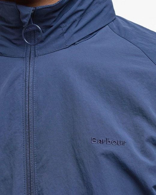 Barbour Blue Keld Showerproof Jacket for men
