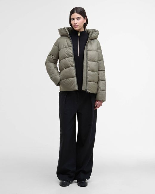 Barbour Gray Olivios Puffer Jacket