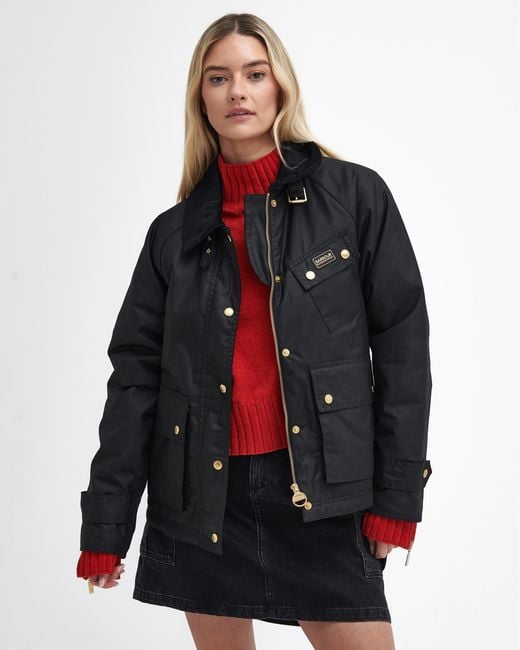 Barbour Gray Mcclain Wax Jacket