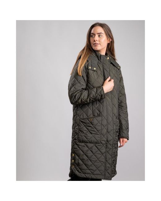 Joules Green Chatham Quilted Coat