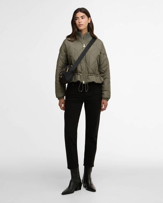 Barbour Green Pagan Quilted Jacket