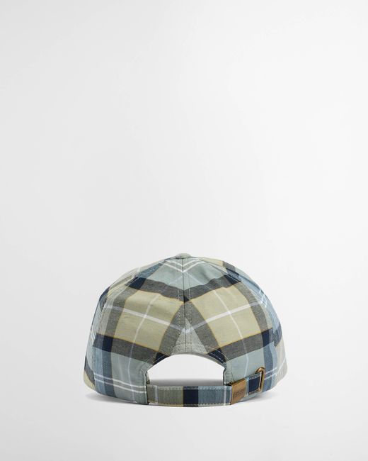 Barbour Blue Tartan Sports Cap for men