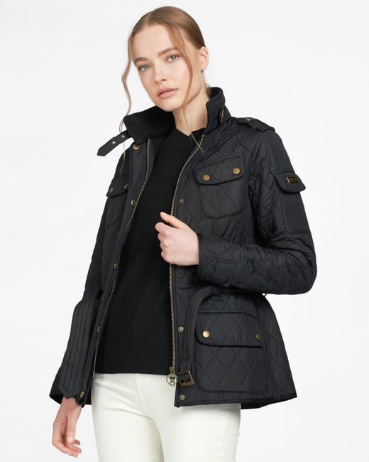 Barbour Black Tourer Polarquilt