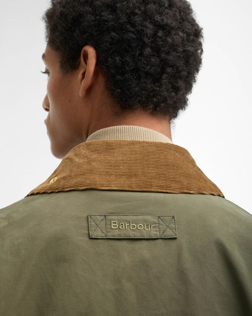 Barbour Green Icons Border Casual Jacket for men