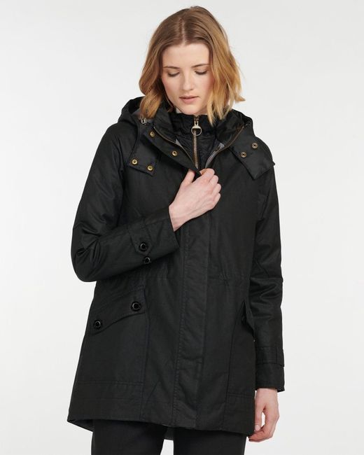 Barbour Black Cannich Wax Jacket
