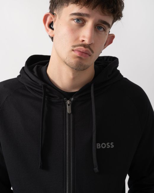 Boss Black Authentic Zip Up Loungewear Hoodie 50545573 for men