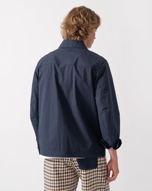 Belstaff Blue Cargo Overshirt for men