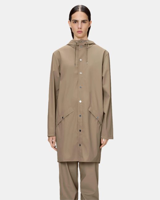 Rains Natural Long Jacket