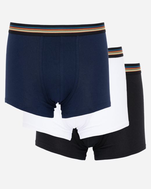 Paul Smith Blue 3-Pack Mixed Boxer Briefs for men