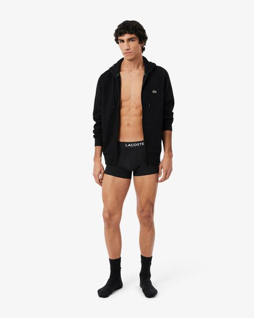 Lacoste Black 5-Pack Trunks for men
