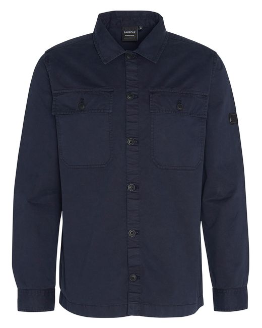Barbour Blue Arlo Overshirt for men