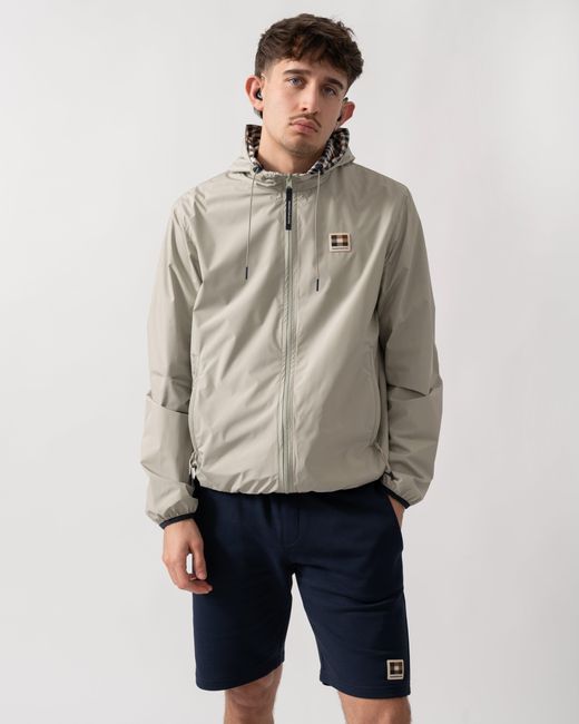 Aquascutum Gray Rlg Badge Reversible Sailor Jacket for men