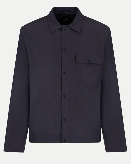 ARMANI EXCHANGE Blue Overshirt for men