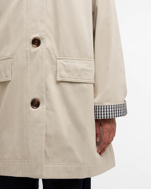 Barbour Natural Gabby Car Casual Coat