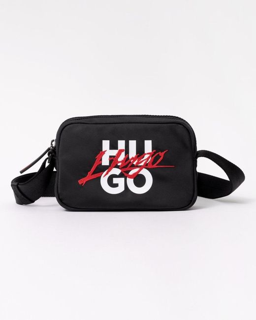 HUGO Black Handwritten 2.0 Crossbody Bag for men