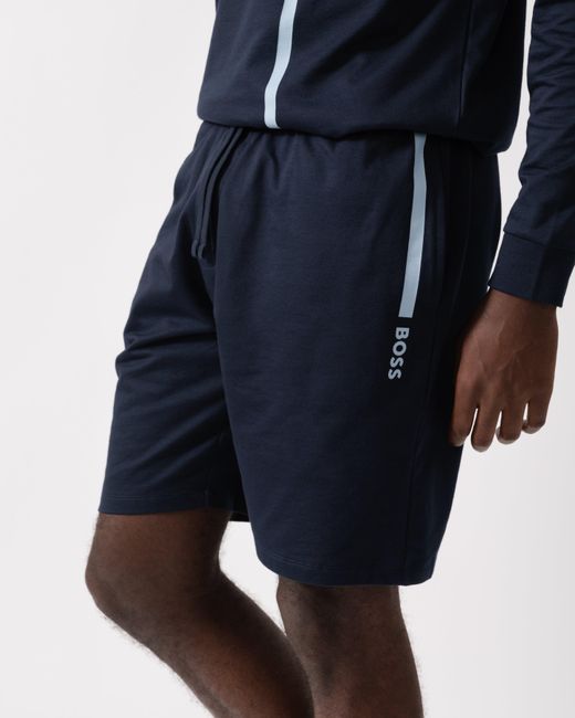 Boss Blue Authentic Loungewear Shorts 50545560 for men