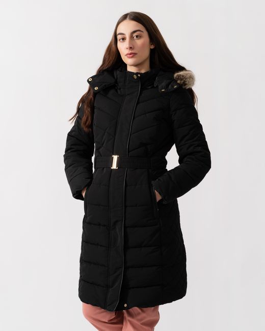 Joules Black Aspen Long Parka