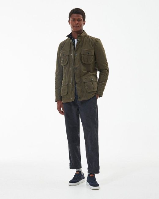 Barbour Green Corbridge Wax Jacket for men