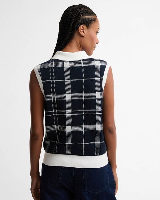 Barbour Blue Allerdale Knitted Vest